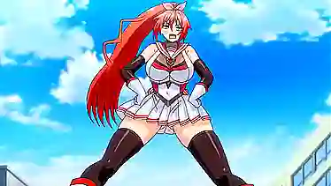 Хентай пародия на любой аниме сёнен аля Сейлор Мун, только с порно еблей тянок